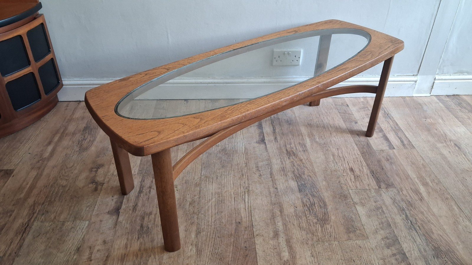 Original 1970's Nathan Mid Century Teak Drinks /Coffee Table With