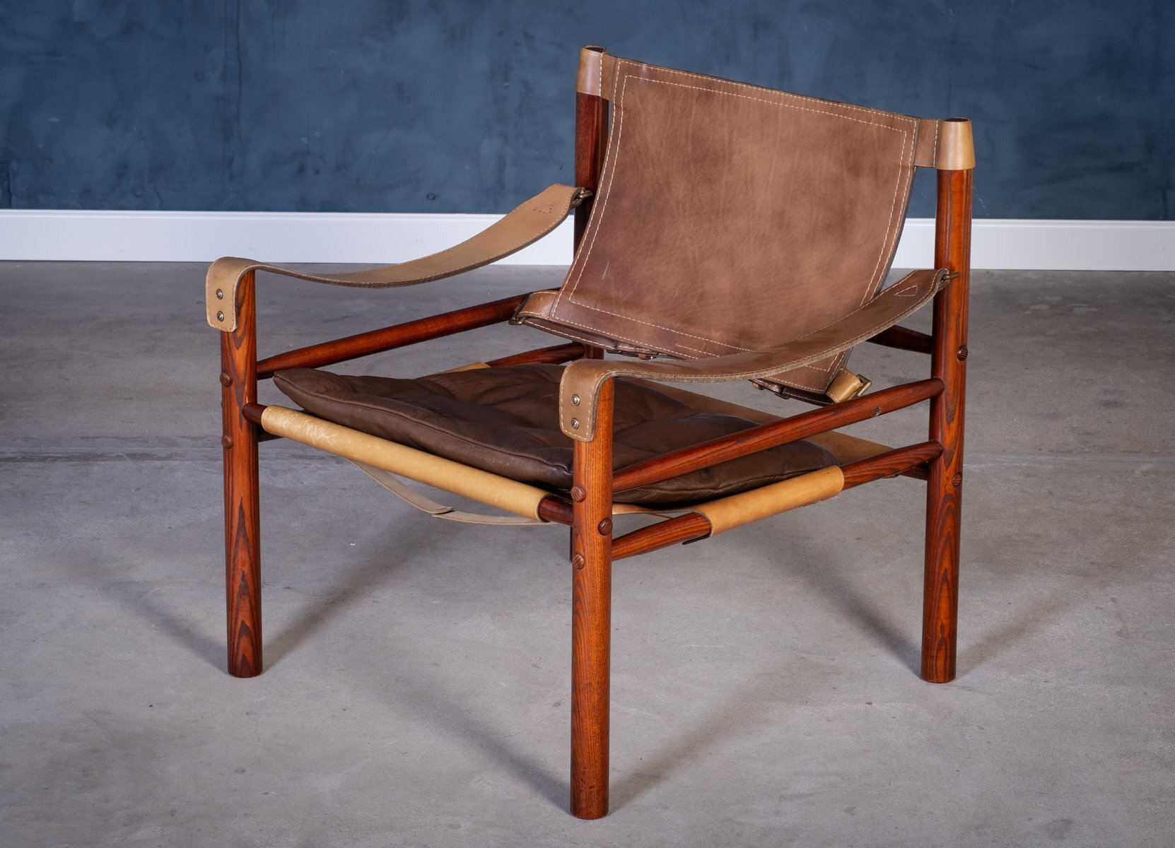 希少】Arne Norellアルネノレル サファリチェア スウェーデン家具 Arne