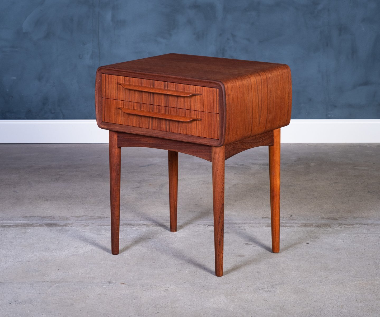 Teak Nightstand By Johannes Andersen For Cfc Silkeborg, 1960s