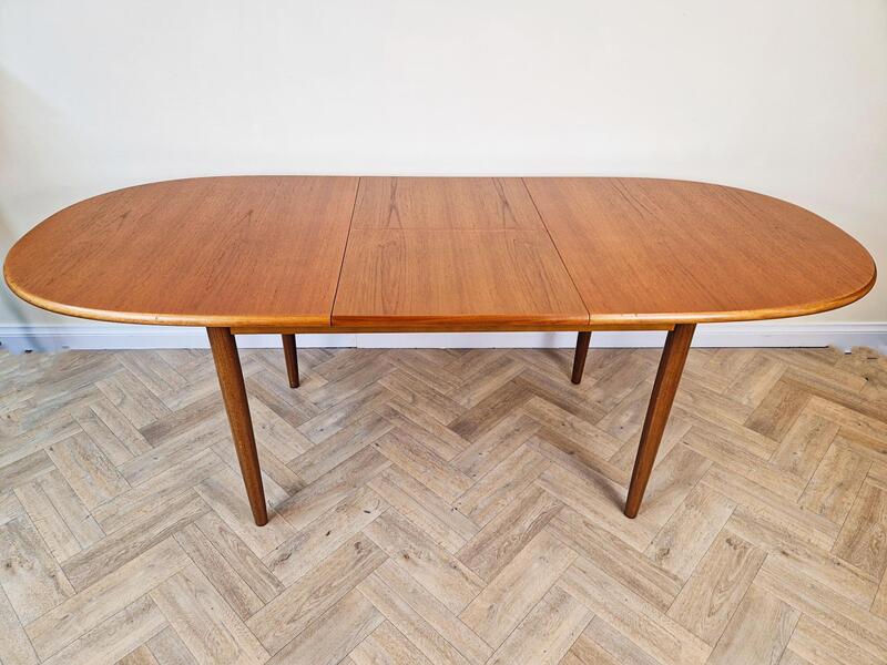 Meredew Vintage Solid Teak Mid Century Danish Design Extending