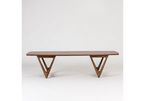 Vintage Coffee Tables Retro Table Mid Century Teak Veneer Surfboard Coffee Table By Kurt østervig 1950s