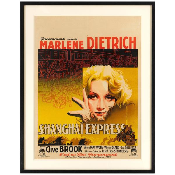 Shanghai Express Original French Film Poster Vinterior