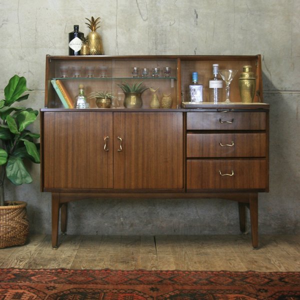 Mid Century Drinks Cabinet Sideboard 2604d Vinterior