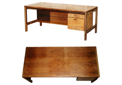 Unique Mid Century Modern Brazilian Office Desk Part Of Large Suite