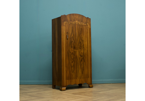 Vintage Oak Compact Compactum, 1930s, #1632