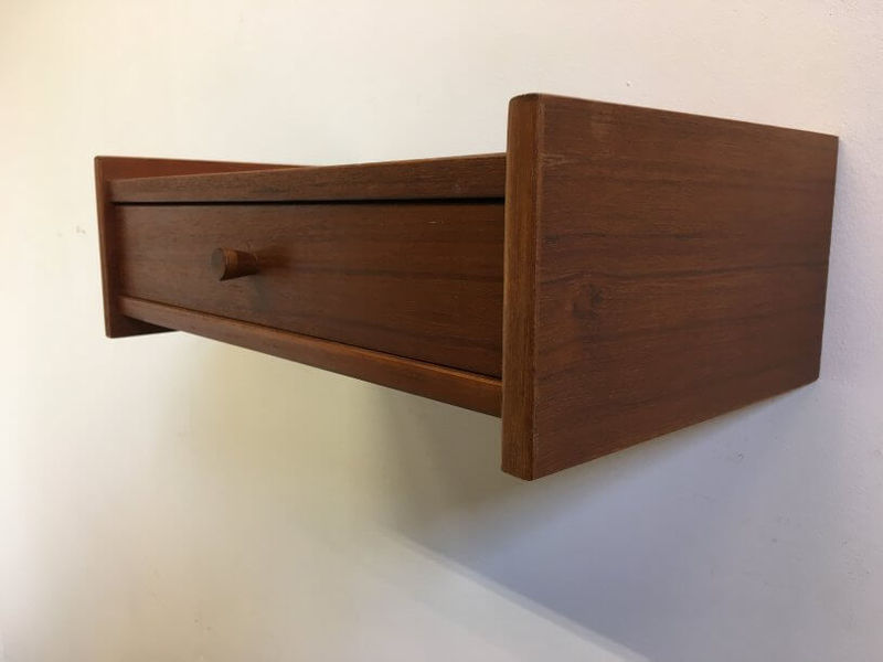 Teak Pull Wall Drawer Vinterior