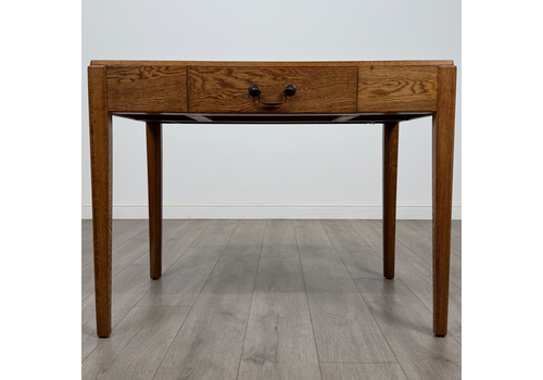 Antique 20th Century Good Quality Golden Oak Writing Table