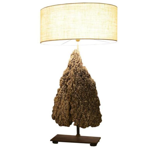 Stalagmite Table Lamp In Natural Color Limestone