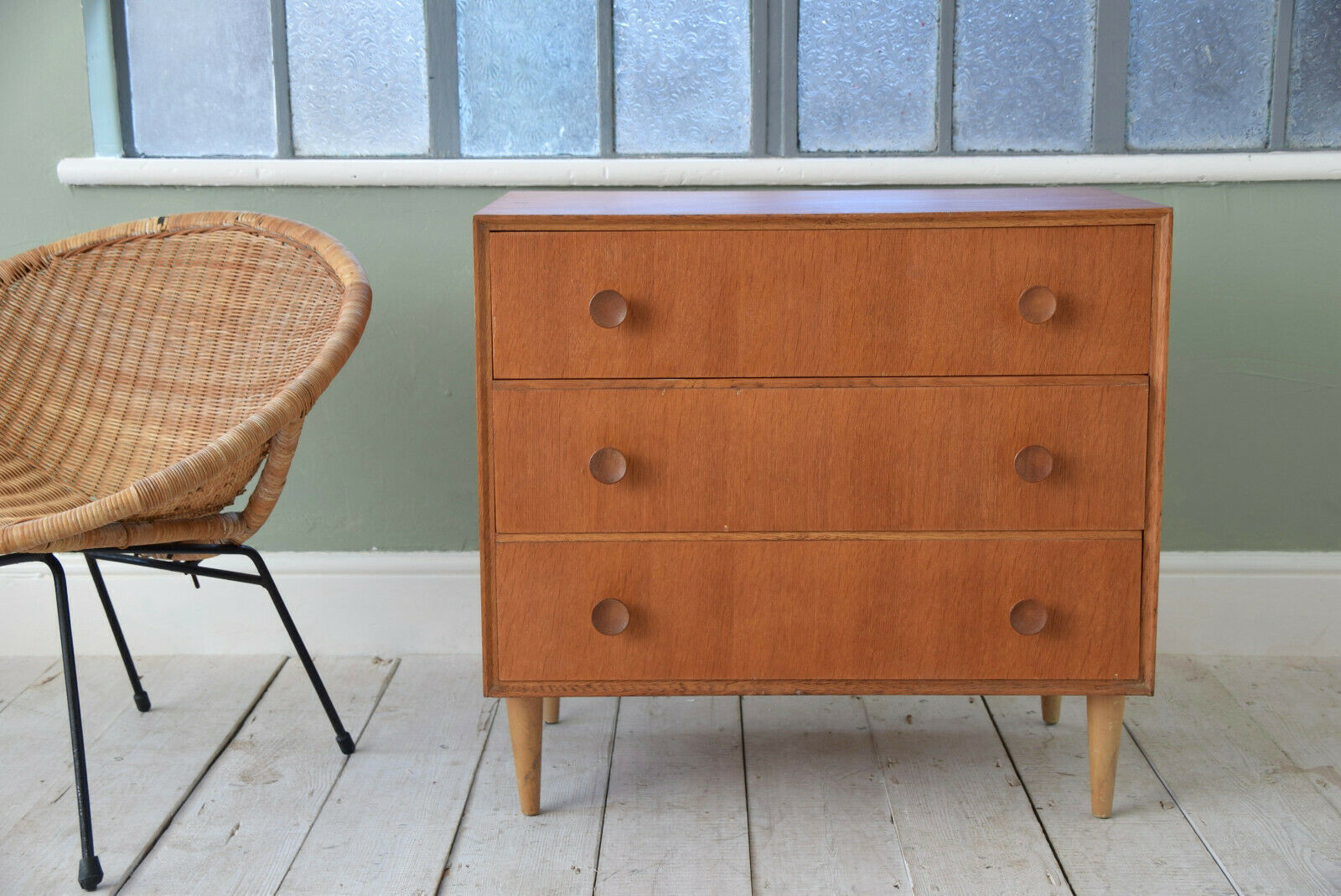 Mid Century Tallboy Meredew Vintage Chest Of Drawers Meredew