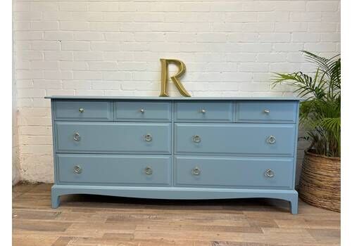 Stag Minstrel Captains Chest Painted Province Blue