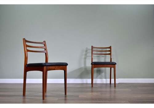 Set Of 2 Vintage Midcentury Meredew Teak Chairs. Delivery. Modern / Retro / Danish Style.