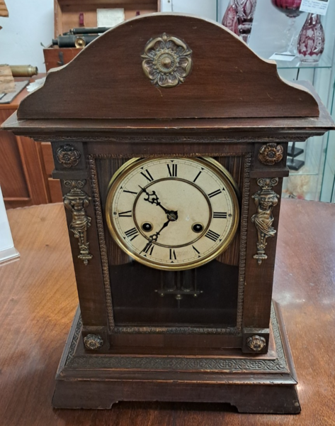 Late 19th Century American Mantel Clock Possibly By The Ansonia Clock ...