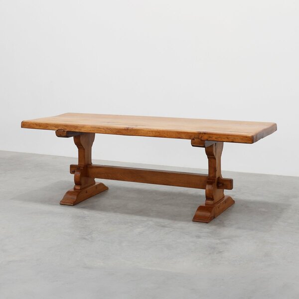 Rustic Oak Dining Table, France, 1960s | Vinterior