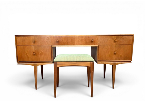 McIntosh Teak Desk And Matching Footstool Mid Century Mid Century C1960s Rare