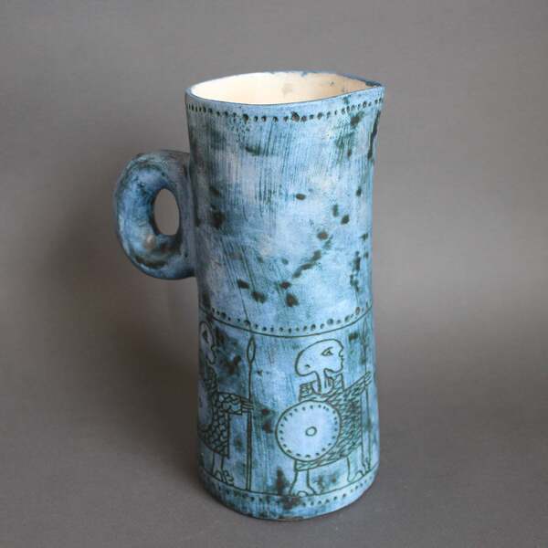 French Decorative Pitcher By Jacques Blin (Circa 1960s) | Jacques