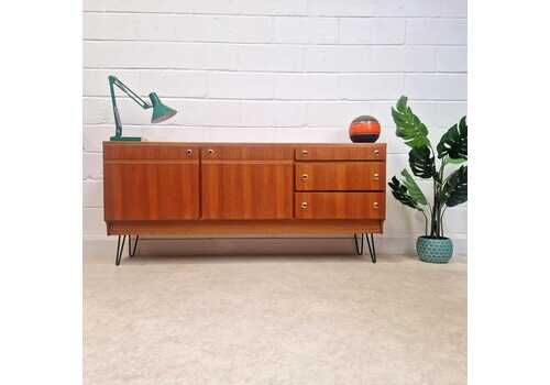 McIntosh Vintage Mid Century Danish Design Medium Teak Retro Sideboard Credenza Pg218