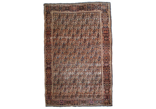 Handmade Antique Persian Farahan Rug 4.2
