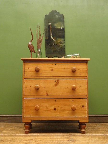 Victorian Country Pine Chest Of Drawers Vinterior