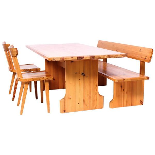 Midcentury Swedish Pine Dining Room Set By Karl Andersson Söner Midcentury Swedish Pine Dining Room Set By Karl Andersson Söner