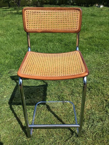 Marcel Breuer Cesca Bar Stool Mid Century Modern Vintage Dining Marcel Breuer Cesca Bar Stool Mid Century Modern Vintage Dining Chair Chrome Vinterior