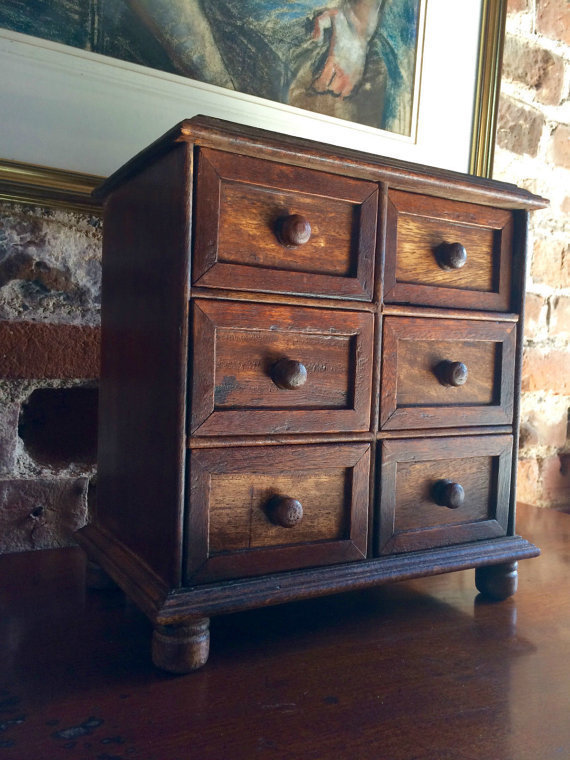 Antique Victorian Apprentice Chest Small Chest Of Drawers Vinterior