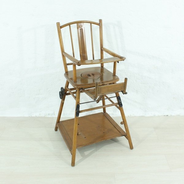 mid century high chair