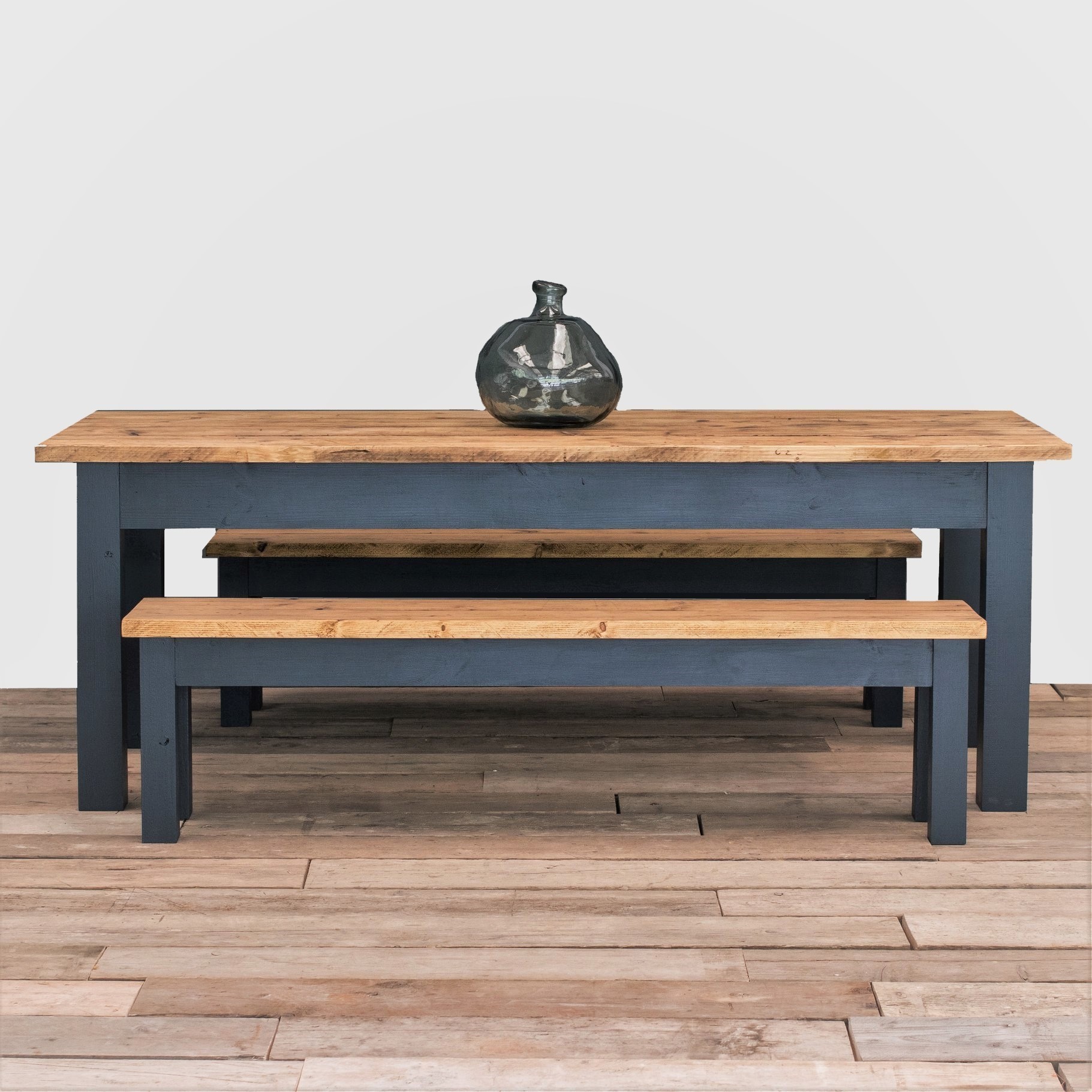 The Dairy Table Dining Set Rustic Reclaimed Dining Kitchen Table