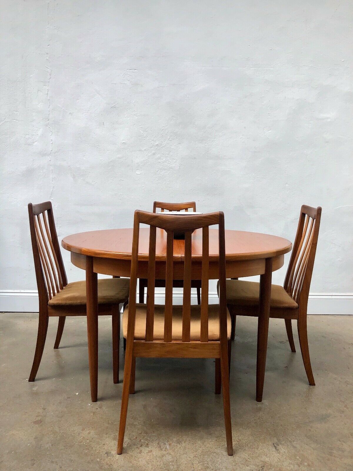 Vintage 1960s G Plan Fresco Teak Dining Table Chairs Kofod Larsen Danish Retro G Plan Vinterior