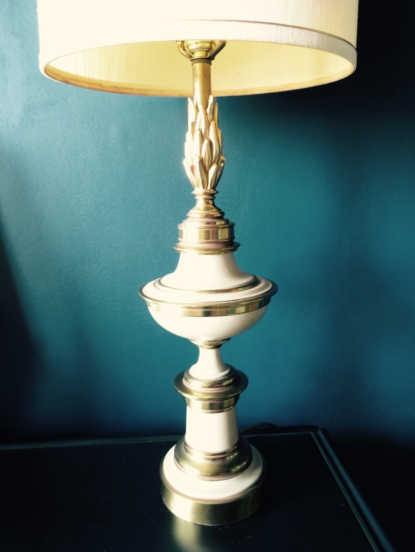 1960s Hollywood Regency Stiffel Lamp Hollywood Regency Brass Stiffel
