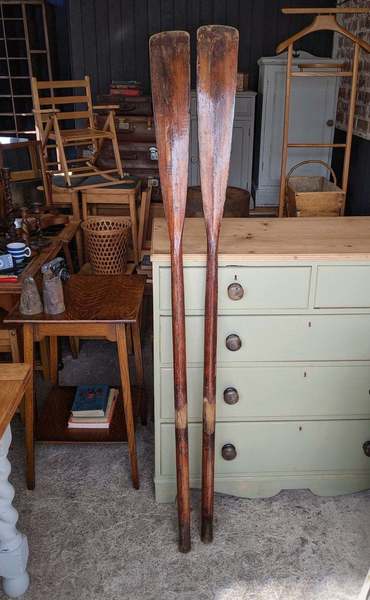 Pair Of Vintage Boat Oars Vinterior Pair Of Vintage Boat Oars Vinterior