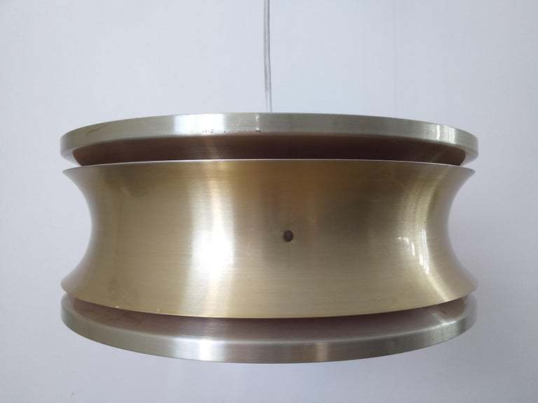 Mid Century Pendant In Style Of Jo Hammerborg, Denmark, 1970s photo Lighting