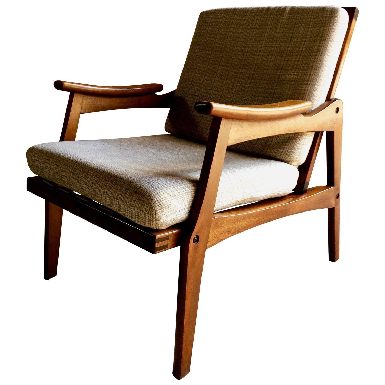 Mid Century Lounge Chair Teak Vintage Danish Style By Centa Circa 1960s | Centa | Vinterior