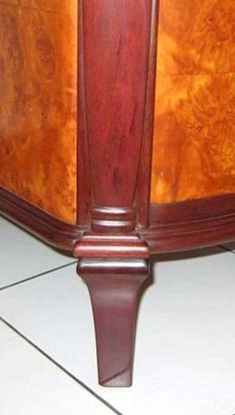 Maurice Dufrene Walnut Burl And Amaranth Wood Buffet, Circa 1925 photo for sale