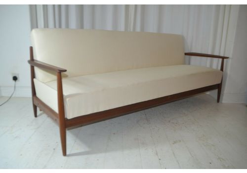 Stunning Vintage Danish Teak Sofa Bed Settee