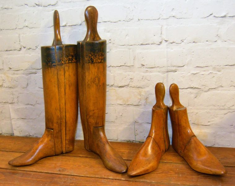 vintage riding boot trees