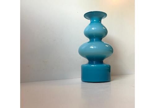 Danish Midcentury Baby Blue 'Carnaby' Vase By Per Lütken For Holmegaard, 1960s