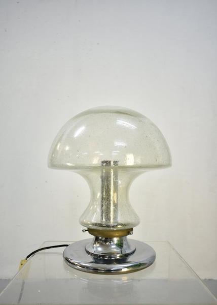 Vintage Mid Century Space Age Scandinavian Modern Chrome Glass