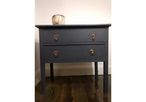 Small Painted Vintage Chest Of Drawers