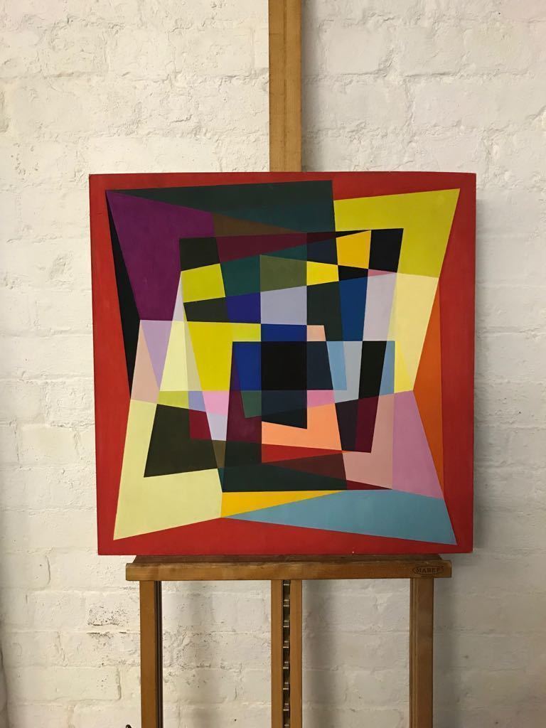 Douglas Herbert Courtenay Auburn Geometric Abstract Original Painting