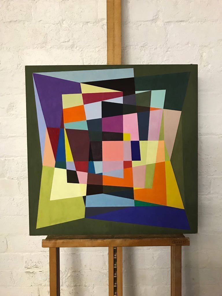 Douglas Herbert Courtenay Auburn Geometric Abstract Original Painting