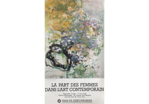 Mitchell Joan (1926 1992)   Offset Poster   The Part Of Women In Contemporary Art Vitry Sur Seine 1984