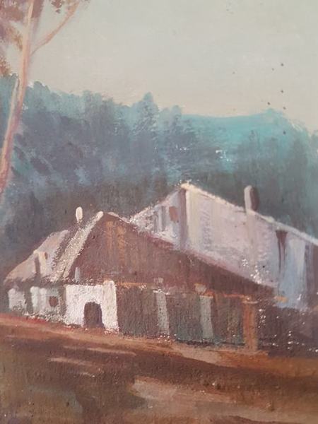 Oil On Canvas  A.Scmidt photo furniture