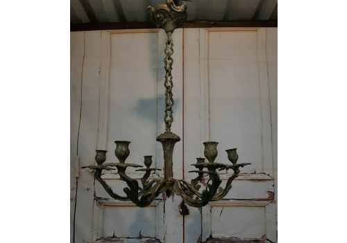Early 20th Century Antique Rustic Carved Pine French Chandelier 8 Light French Early 20th Century Antique Rustic Carved Pine French Chandelier 8 Light French
