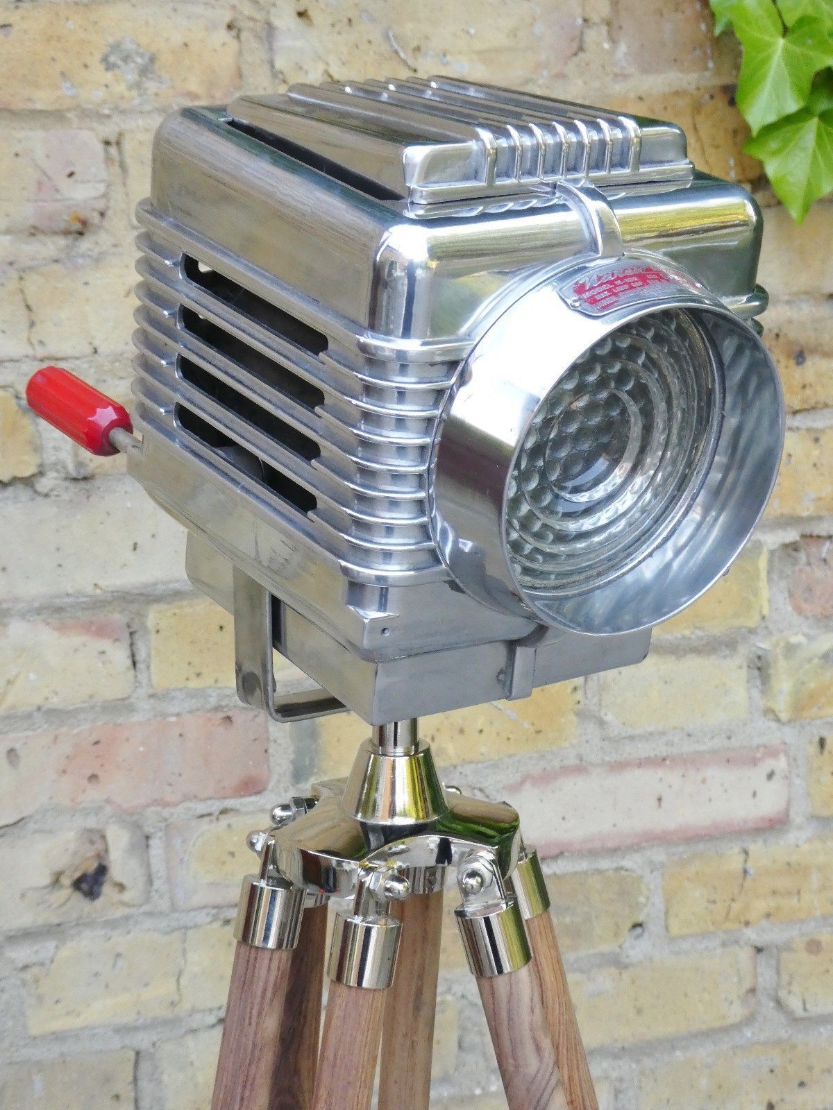 Vintage 1940 S Chicago Film Spot Light Industrial Lamp Art Deco