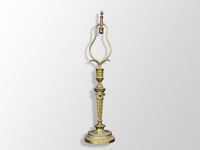 Antique Table Lamps | Bronze Bedside Lamp Circa 1880 | Vinterior