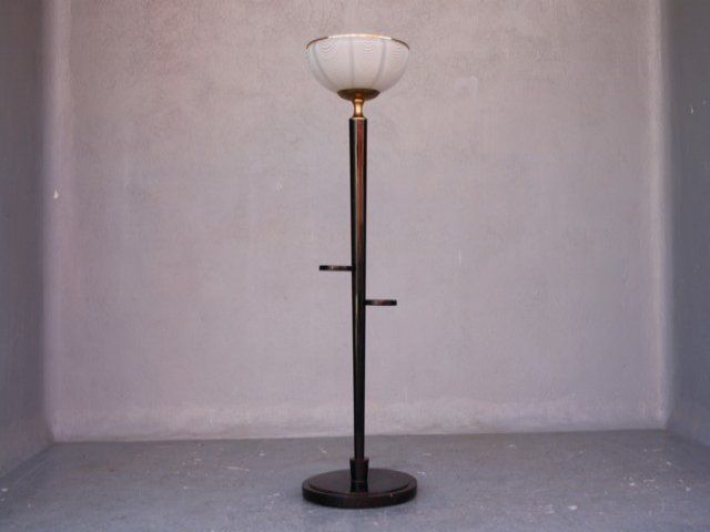 Floor Lamp 1940 Opaline Bowl photo furniture