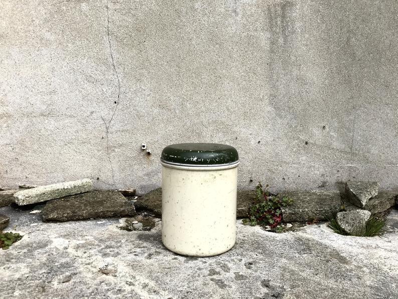 Vintage Industrial Kitchen Storage Tin Vinterior