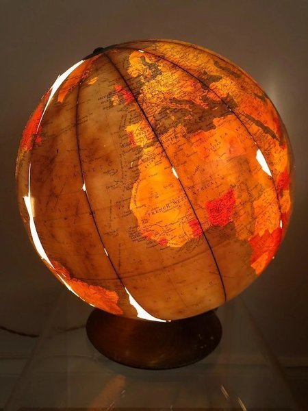 Encyclopedia Britannica Globe Lamp photo furniture