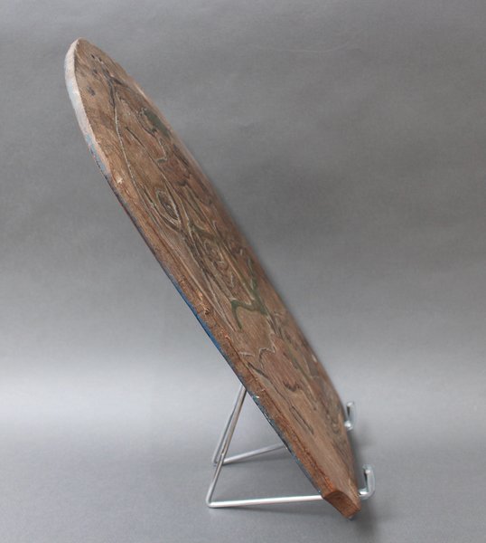 Double Sided Carved Wooden Blawong Board From Java (Circa 1920s   50s) photo vinterior