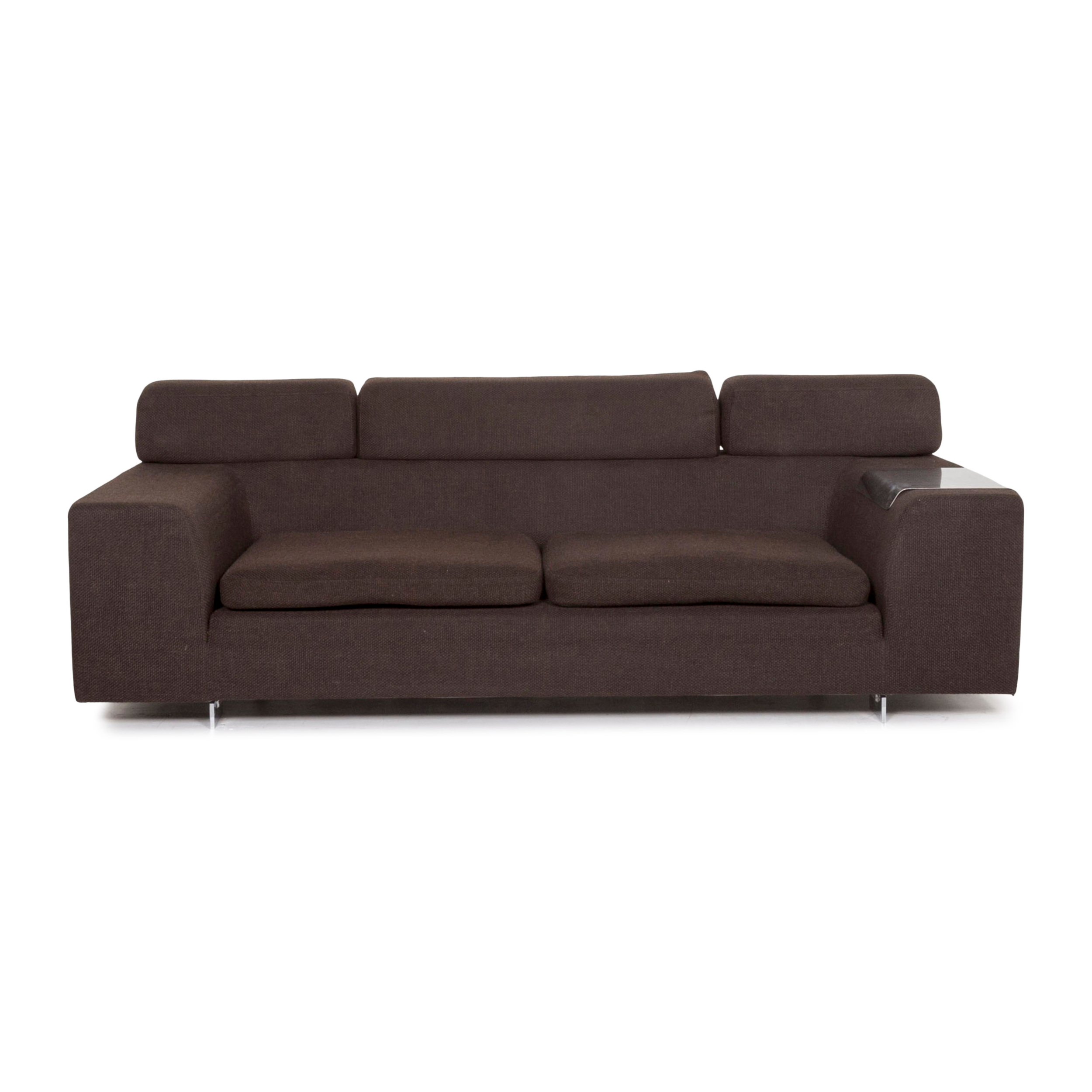 Machalke Black Jack Fabric Sofa Dark Brown Brown Function Couch 12968 Stevenschilte Machalke Vinterior